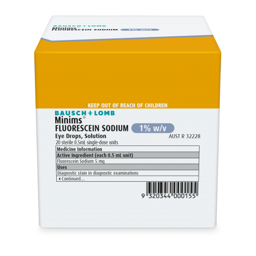 Fluorescein Sodium 1% (Box of 20)